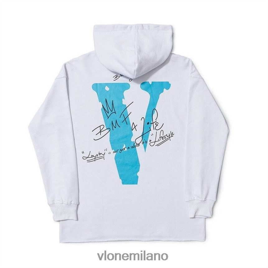 Felpa vlone bianca hot sale